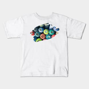 Graffiti Splash Spray Cans Art Print Kids T-Shirt